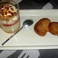 recette panna cotta vanille  mandarine et coulis de fraise