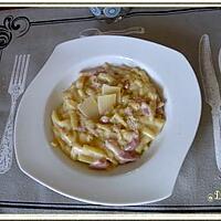 recette Macaroni à la carbonara façon risotto