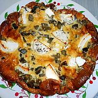 recette CLAFOUTIS AUBERGINE ET CHEVRE