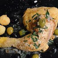 recette cuisses de poulet aux olives