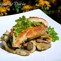 recette Poulet aux champignons