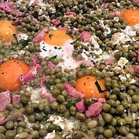 recette petits pois aux oeufs