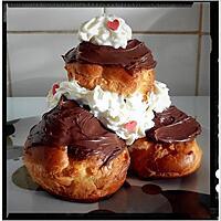 recette choux à la chantilly et nutella