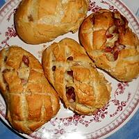 recette Petits pains aux lardons