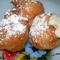 recette Beignets soufflés à la crème