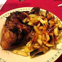 recette Poutine accompagnée du poulet enragé de Jeanmerode