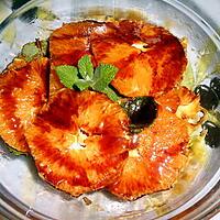 recette ORANGES CARAMEL MENTHE