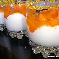 recette VERRINES D'ABRICOTS AU YAOURT