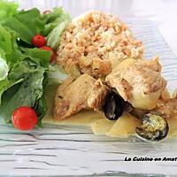 recette Escalope de poulet au cari