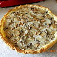 recette Tarte aux boudins blancs