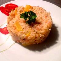 recette Risotto à la tomate fraiche et poivron jaune