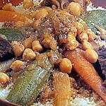 recette COUSCOUS AU LEGUMES
