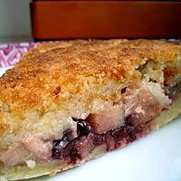 recette Tarte streusel pomme cerise