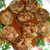 recette Boulettes de boeuf sauce épicée