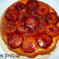 recette Tarte tatin aux prunes