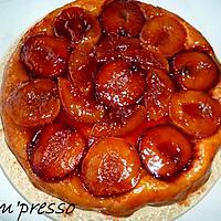 recette Tarte tatin aux prunes