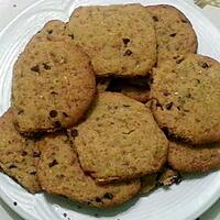 recette Cookies au pralin et pépites de chocolat