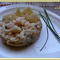 recette Risotto crevettes, noix de pétoncle.