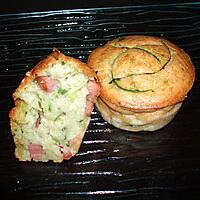 recette Muffins courgette jambon