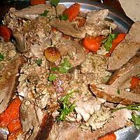 recette Coeur de veau farci, carottes confites