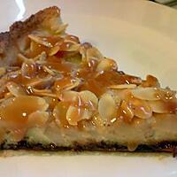 recette Tarte aux poires, chocolat et caramel