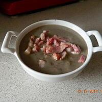 recette Velouté de lentilles et lardons