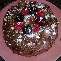recette Gâteau chocolat-Framboises.