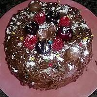 recette Gâteau chocolat-Framboises.