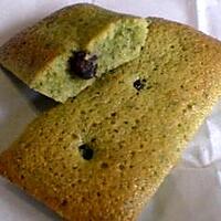 recette financier au thé vert