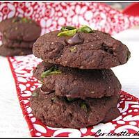 recette Mini cookies choco-pistache