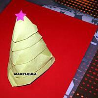 recette Pliage de serviette en sapin