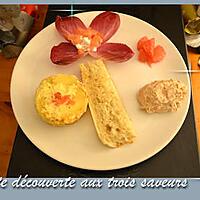 recette Assiette découverte aux trois saveurs : Rillette de thon au pamplemousse