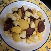 recette Salade  froide de pomme de terre au magret canard fumé