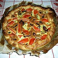 recette Tarte à la piperade