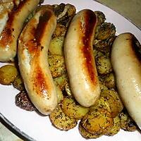 recette Boudin blanc au porto et rates sautées aux herbes de provence