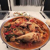 recette Cuisse de poulet façon basquaise