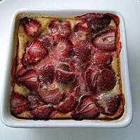 recette Clafoutis fraises-amande