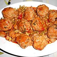 recette BOULETTES DE VEAU AUX NOISETTES SAUCE TOMATE