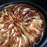 recette Tarte fine aux pommes toute bête (mais super bonne)