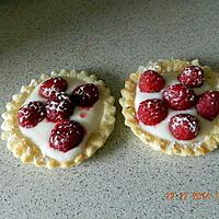 recette Tartelettes aux framboises