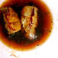 recette Tranche de foie gras au bouillon épicé