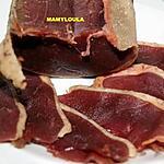 recette Magret de canard séché