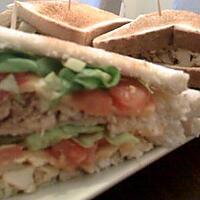 recette le véritable Club sandwich