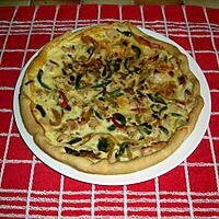 recette Tarte Poulet - Poivron - Ognion