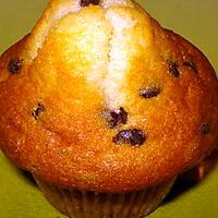 recette Muffins aux pépites de chocolat