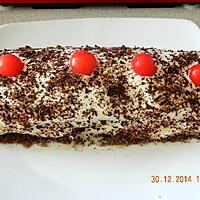 recette Bûche façon forêt noire