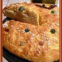 recette Couronne des rois briochée