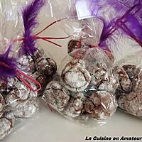 recette Crinkles au chocolat