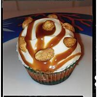 recette cupcakes au beurre de cacahuète- chantilly et caramel