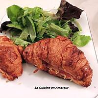 recette Croissants jambon fromage